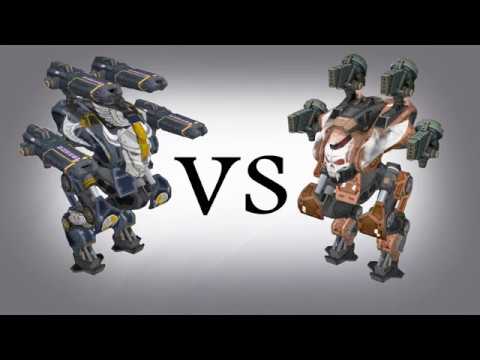 Gl.patton (halo) vs Gl.patton (gust) Test | War Robots