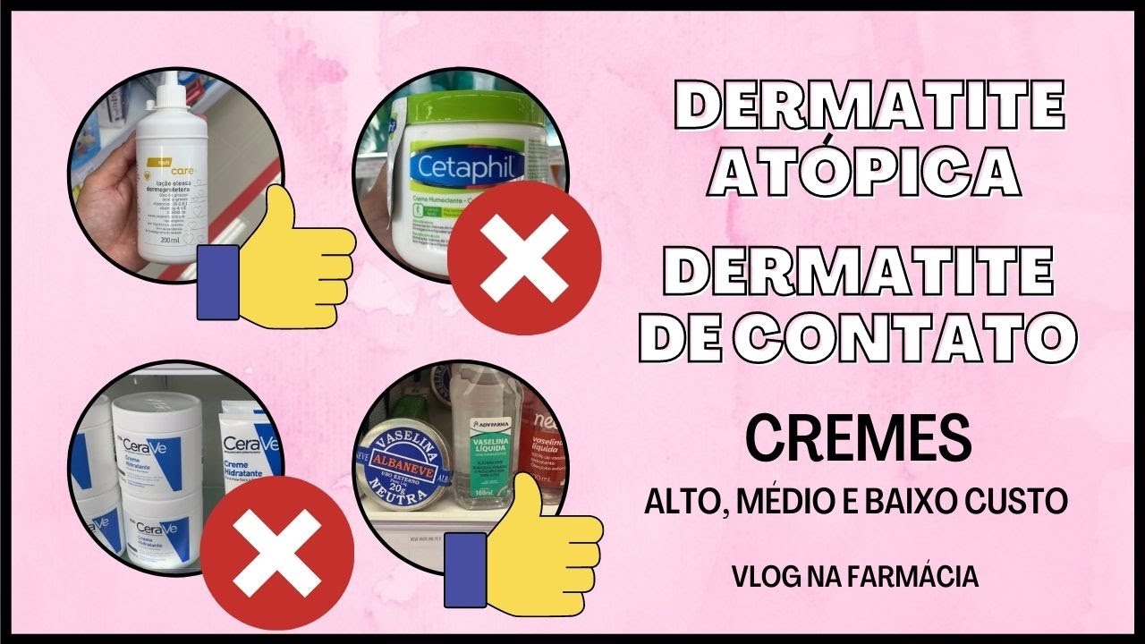 Dermatite Atópica/ Dermatite de Contato - Cremes