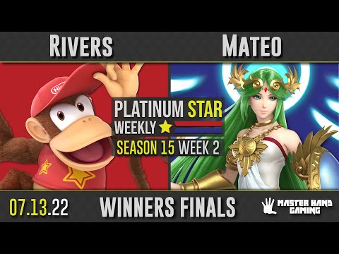 PSW S15:W2 - Rivers (Byleth, Diddy Kong) Vs. Mateo (Palutena, Donkey Kong) - Winners Finals