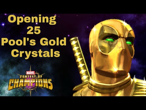 Opening 25 Pool's Gold Crystals