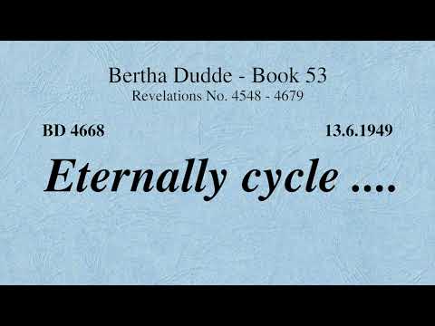 BD 4668 - ETERNALLY CYCLE ....