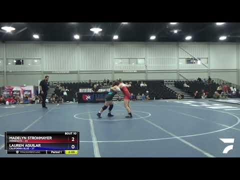 127 Lbs Round 4 (6 Team) - Madelyn Strohmayer, Minnesota Vs Lauren Aguilar, California Blue 6264