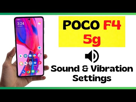 POCO F4 5g Sound & Vibration Settings || Enable/Disable Vibration POCO F4 5g