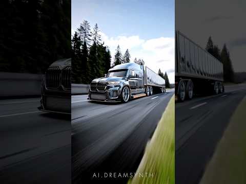 Thumbnail for New BMW V8 Superliner Semi-Trailer Truck Inspired by the M4! #BMW #V8 #semitrailer #luxury by Kenworth, Automobile, BMW, Truck