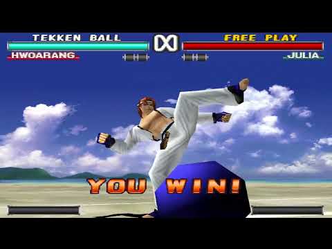 Tekken 3 Ball Mode Hwoarang vs Julia