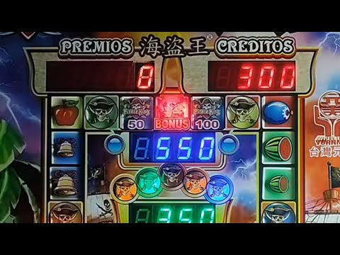 Jugando mis ÚLTIMOS $500 pesos en la tragamonedas REY PIRATA 🍒🍎🍋🔔🍉⭐7️⃣