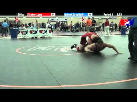 Stryker Lane vs. Robert Zappitelli at 2013 ASICS University Nationals - FS