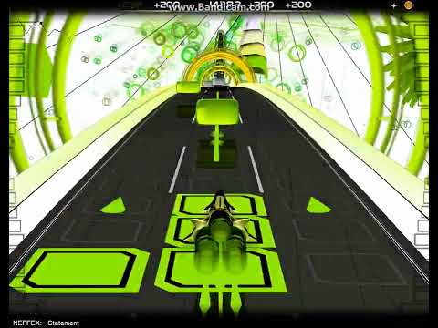 I play NEFFEX - Statement using via Audiosurf.