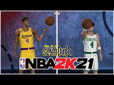 NBA 2K21 SlamDunk Anime Mod Gameplay - Kainan vs Shoyo