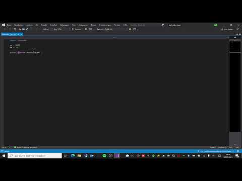 Kalender in Python erstellen | Code & Paste Folge Nr. 8