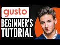 Gusto Payroll Tutorial for Beginners | How to Use Gusto 2024