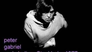 Peter Gabriel - Indigo live in Stockholm October 1977
