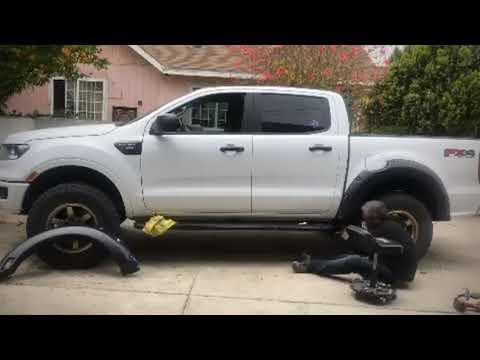 Installing Fender Flares on my 2019 Ranger
