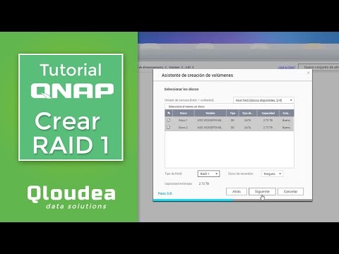 Crear RAID 1 en QNAP QTS 4.2