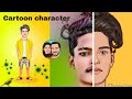 Cartoon Character Photo Editing And Toonapp And Picsart New Editing In 5 Minute