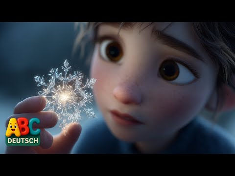 Schneeflöckchen, Weißröckchen ❄️ Winterlied für Kinder | Deutsches Kinderlied mit Text & Animation