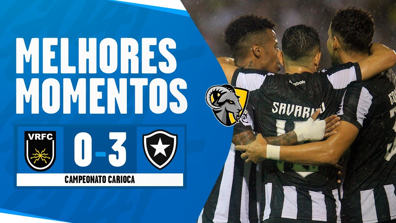 VÍDEO | Gols e melhores momentos da vitória do Botafogo sobre o Volta Redonda no Raulino de Oliveira