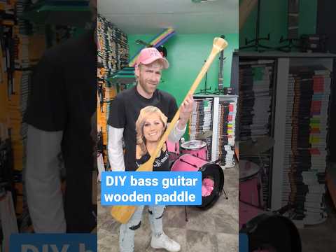 DIY electric bass guitar