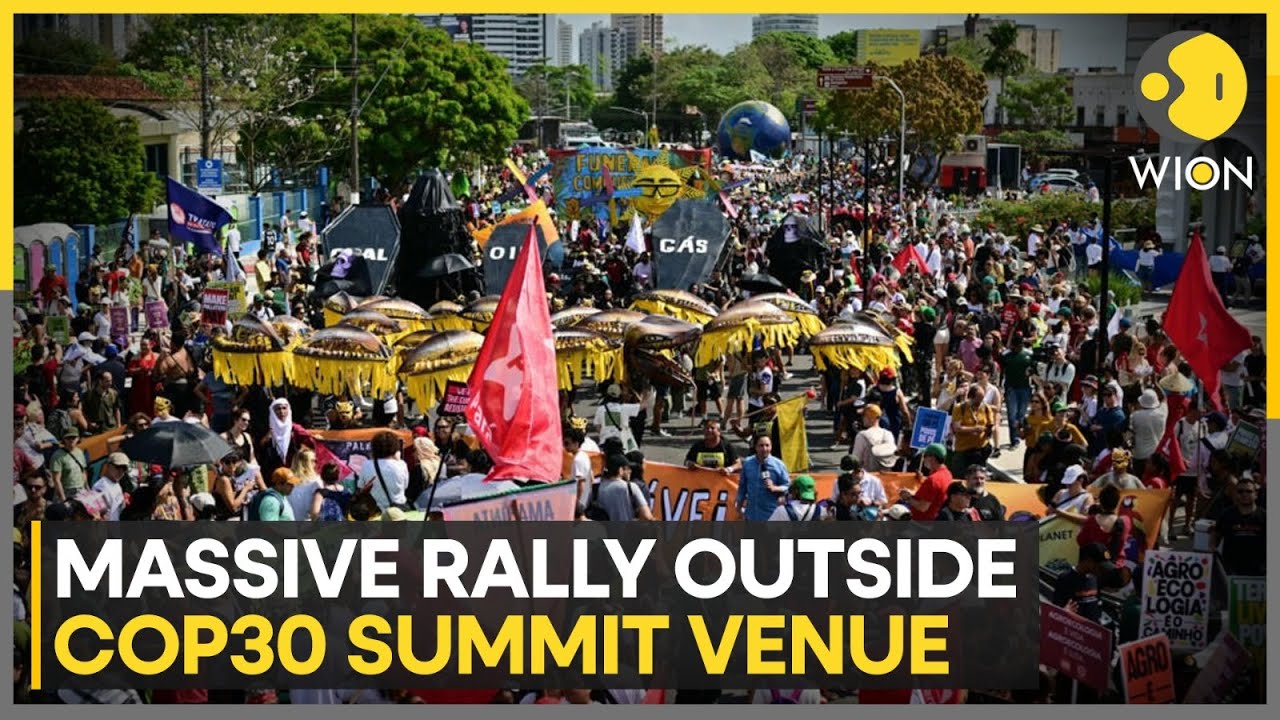 Thousands March in Brazil Town Hosting COP30 for Climate Justice | WION