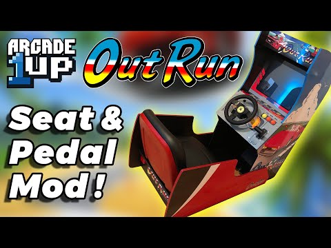 Arcade1Up Outrun Seat and Pedal Mod!