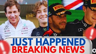 WOLFF ANSWERS HAMILTON’S CHARGE ON PREFERENTIAL TREATMENT TO RUSSELL AT MERCEDES