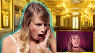 TAYLOR SWIFT REACTS TO &quot;Look What You Made Me Do&quot; PARODY by Bart Baker (SHE FREAKS OUT)