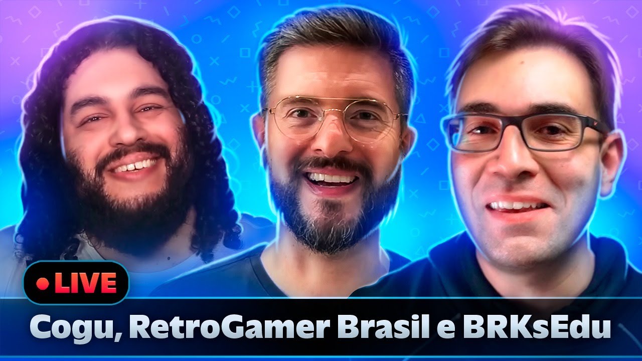 Bate papo BRKsEdu, Cogu e RetroGamer Brasil!