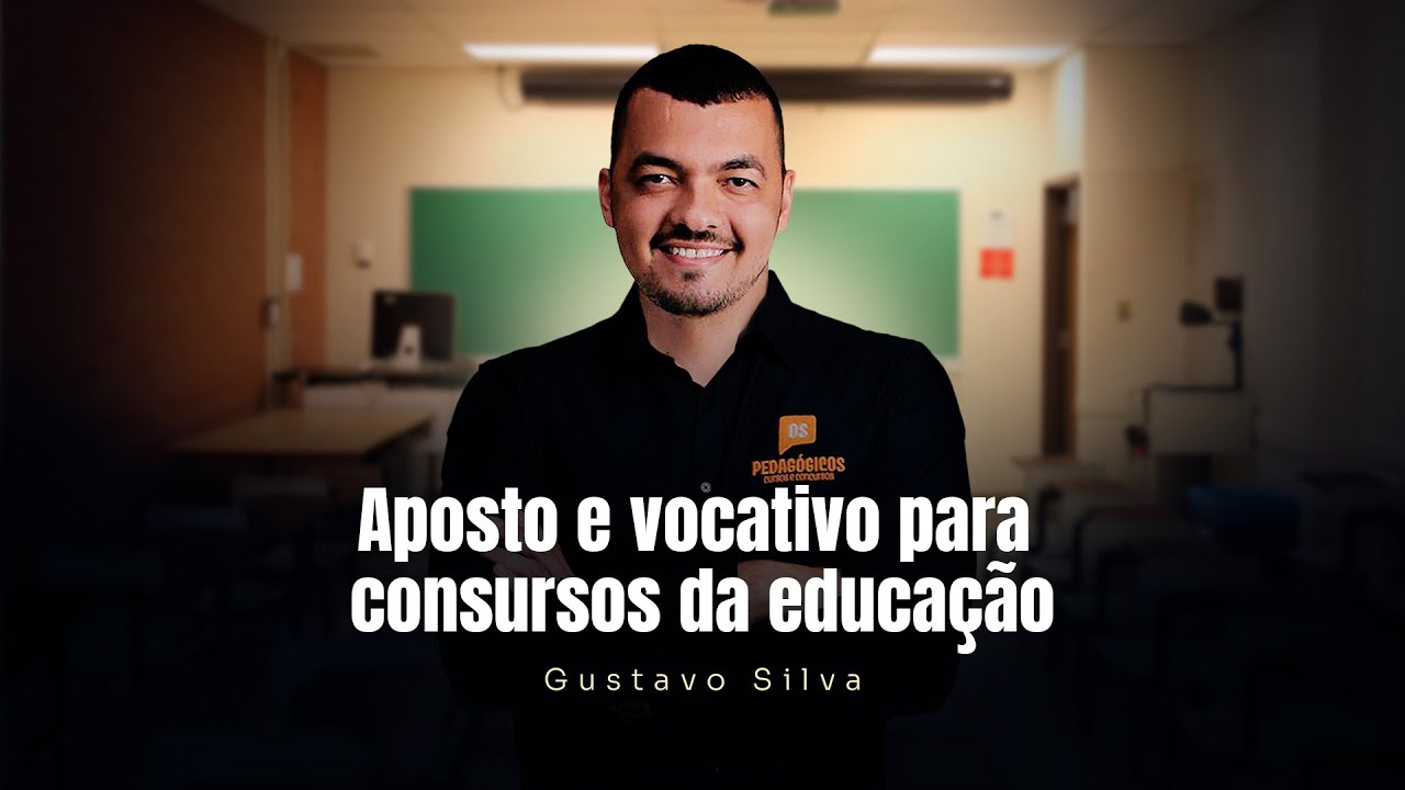 APOSTO E VOCATIVO PARA CONCURSO DA EDUCAÇÃO