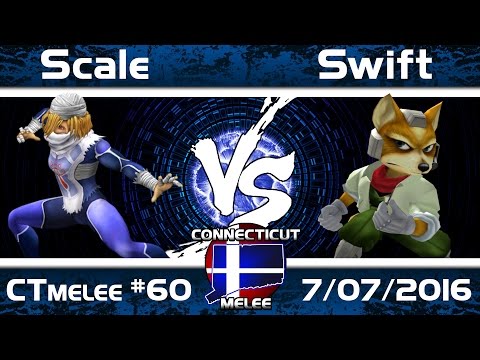 CTmelee #60 - Scale (Sheik) vs. Swift (Fox) - Winner Quarterfinal SSBM Tournament