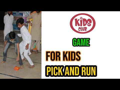 Pick and Run game for kids and Children's