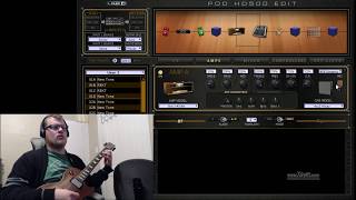 Line 6  How to Get Djent, Clean and Crunch on HD Edit (HD Pro X, HD500, HD500X)