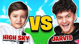 FaZe H1ghSky1 Vs My Little Brother Jarvis (Fortnite 1v1)