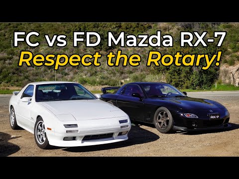 Mazda FC RX-7 vs FD RX-7 - Head to Head Review!