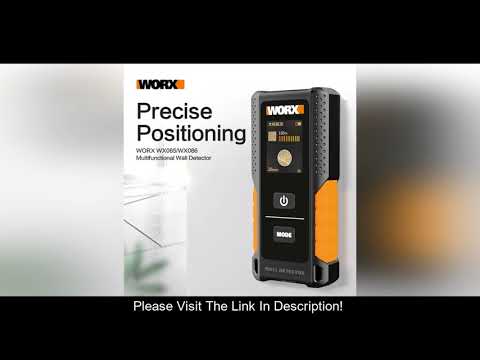 Deal  Worx Multifunctional Wall Detector WX085/WX086 Metal Wood & AC Cable 3in1 Detector 120mm dept