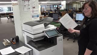 How to print from a laptop at Cambrian Library