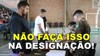 O QUE NÃO FAZER NA DESIGNAÇÃO!