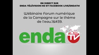 EN DIRECT : Webinaire Forum numérique de la Campagne sur le thème de l'Eau.