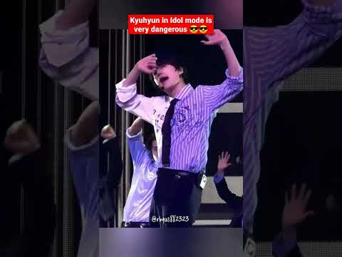 Kyuhyun in Idol mode is very dangerous ...