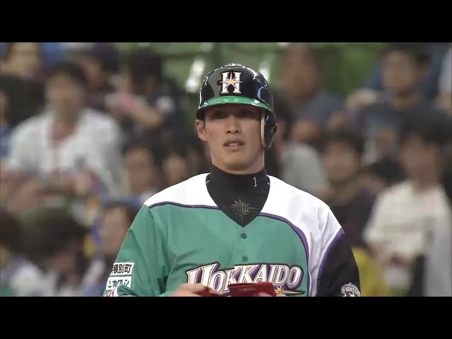 【8回表】ファイターズ・陽 今季9度目のマルチ安打でチャンス演出!! 2016/5/7 L-F