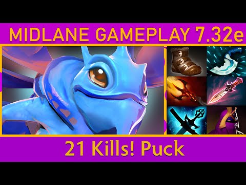 💥Dota 2 Puck Mid Gameplay - High MMR