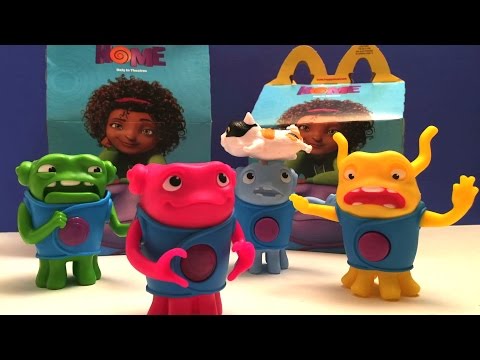 MCDONALD'S HAPPY MEAL TOYS from "HOME", DreamWorks Animation movie