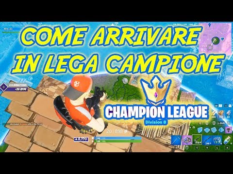 COME RAGGIUNGERE VELOCEMENTE LA LEGA CAMPIONE
