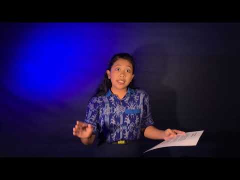 Lomba Membaca Puisi Jenjang  SMP/MTs FSPJ - Obituari laut - SMPN 1 Denpasar