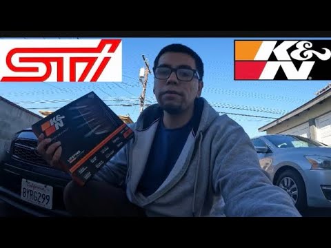 Upgrading the stock air filter to a K&N drop in filter on my Subaru WRX/STI (With Sound clips)
