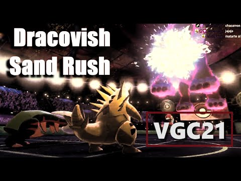 VGC21 S7 - Probamos Dracovish Sand Rush en equipo de Ceslesteela - en el peor Stream de Chile