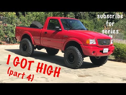 SUSPENSION LIFT AND BIGGER TIRES! [part four] project 2002 Ford Ranger EDGE