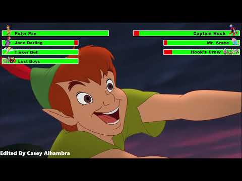 Peter Pan 2: Return to Neverland (2002) Final Battle with healthbars
