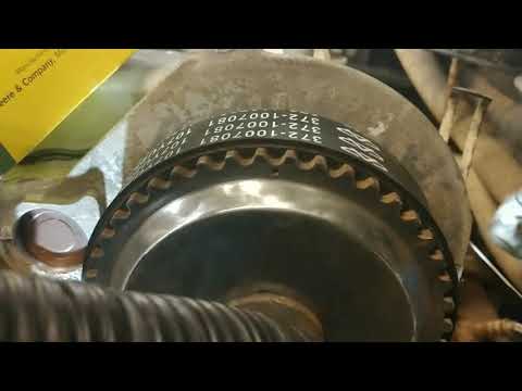 John Deere 825i timing belt and timing mark location