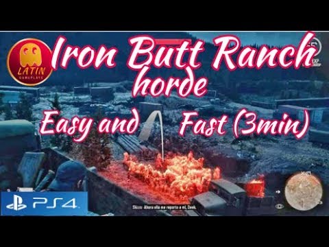 Days Gone - How to defeat Iron Butt Ranch Horde - Easy and fast way - Less than 3min
