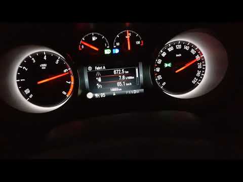 Opel Astra K 1,6T Automatic Acceleration 0-210